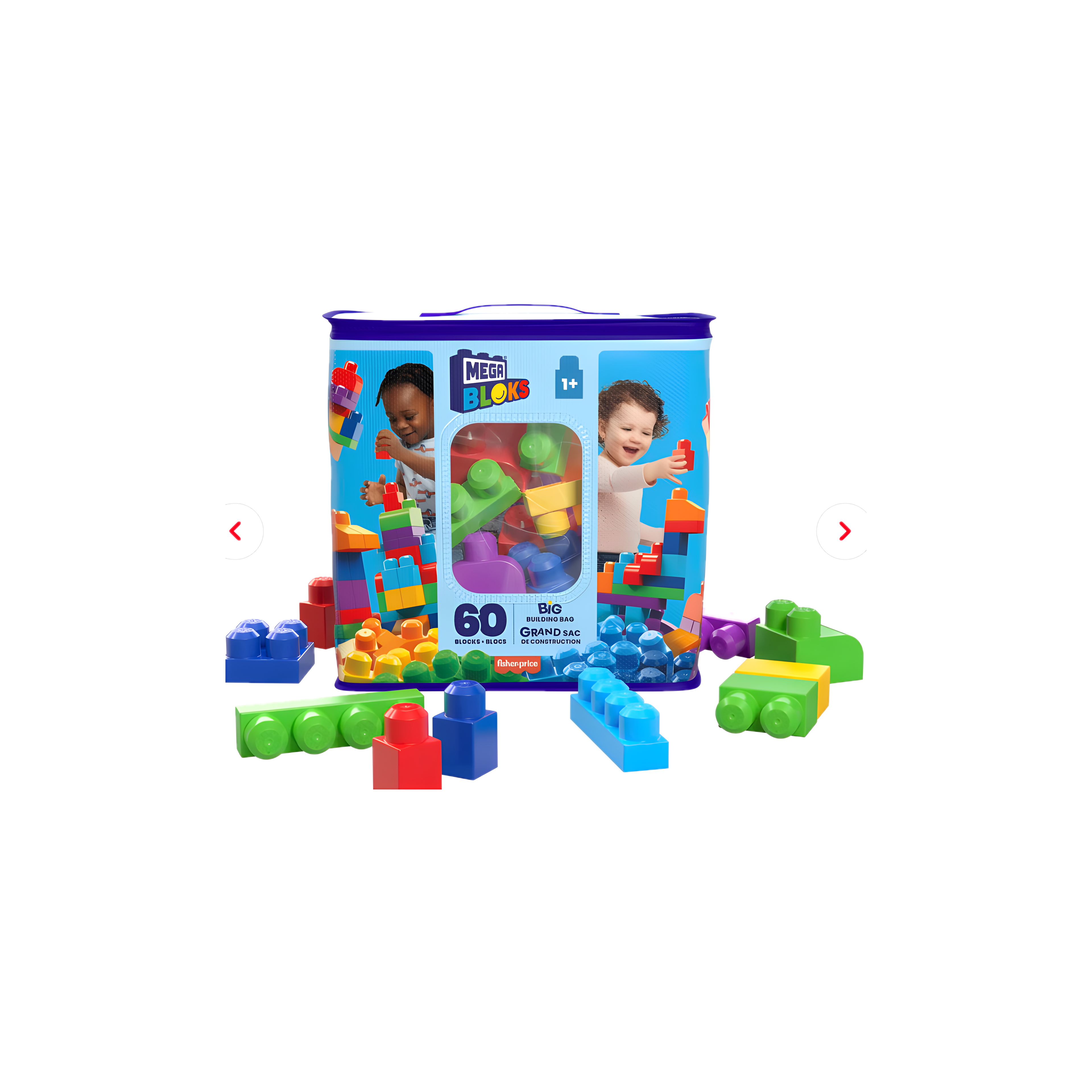 BIG BLDG BAG 60PC CLSC