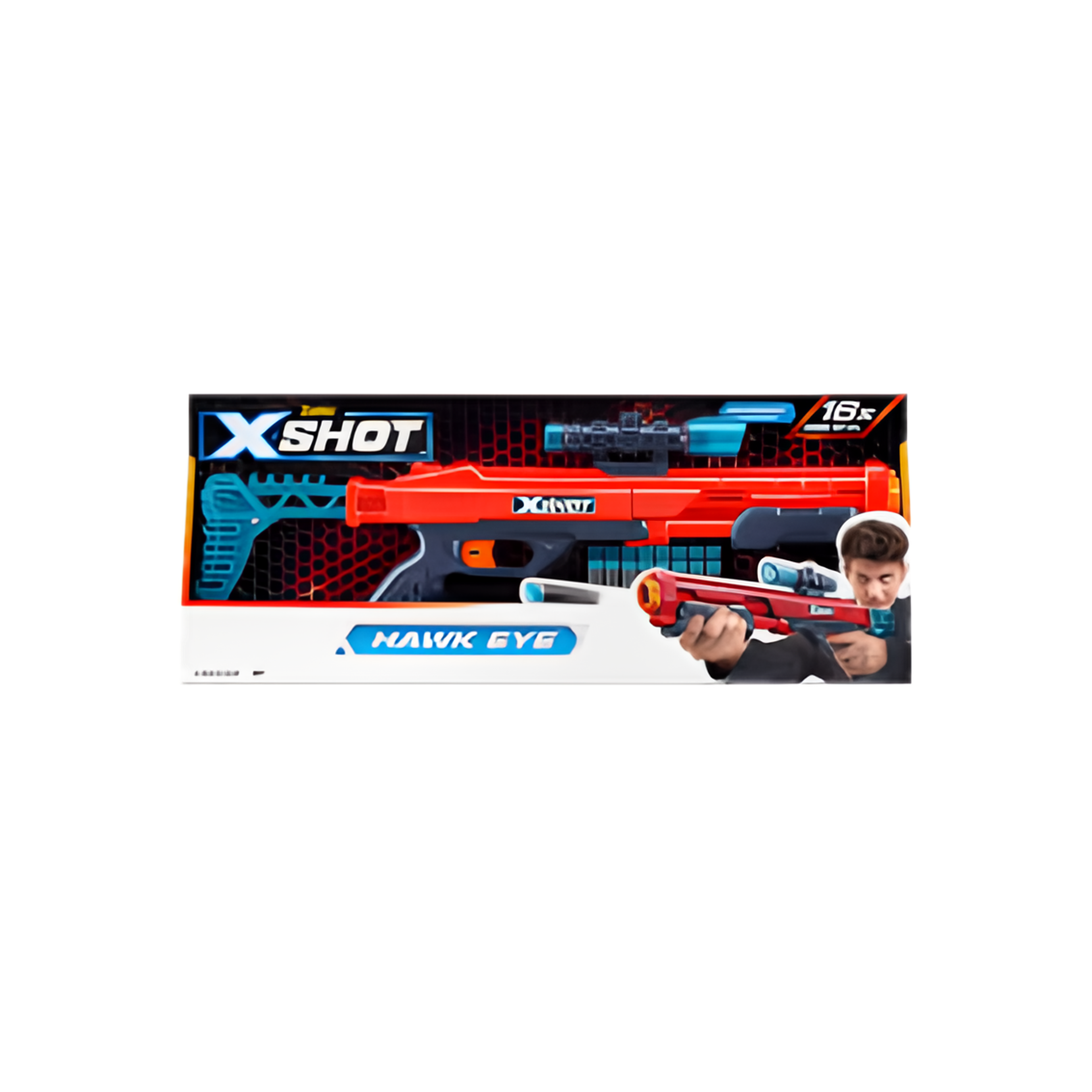 X-Shot Excel Hawk Eye 16Darts XS-36435-A