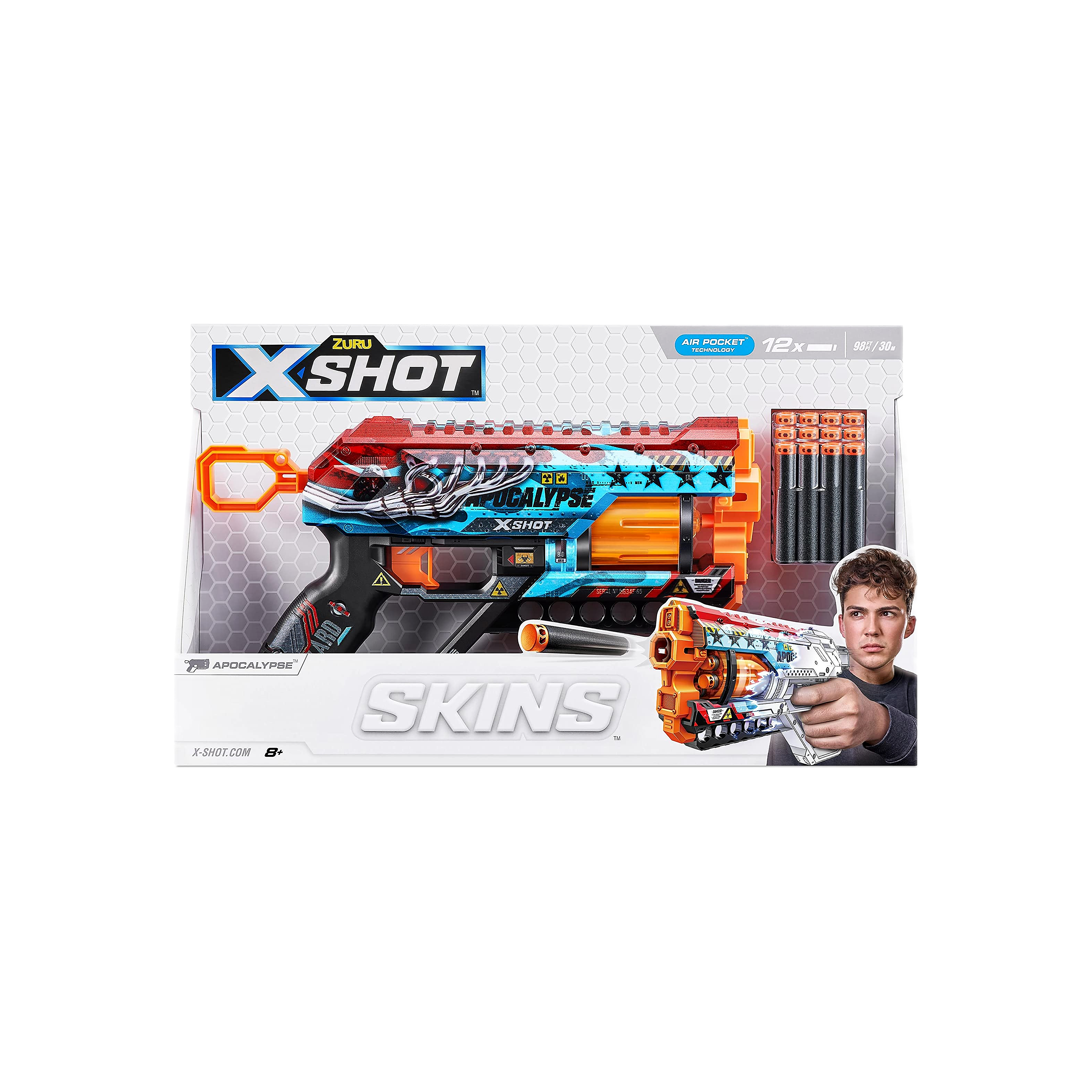 X-Shot Skins-Griefer 12 Darts XS-36561-A