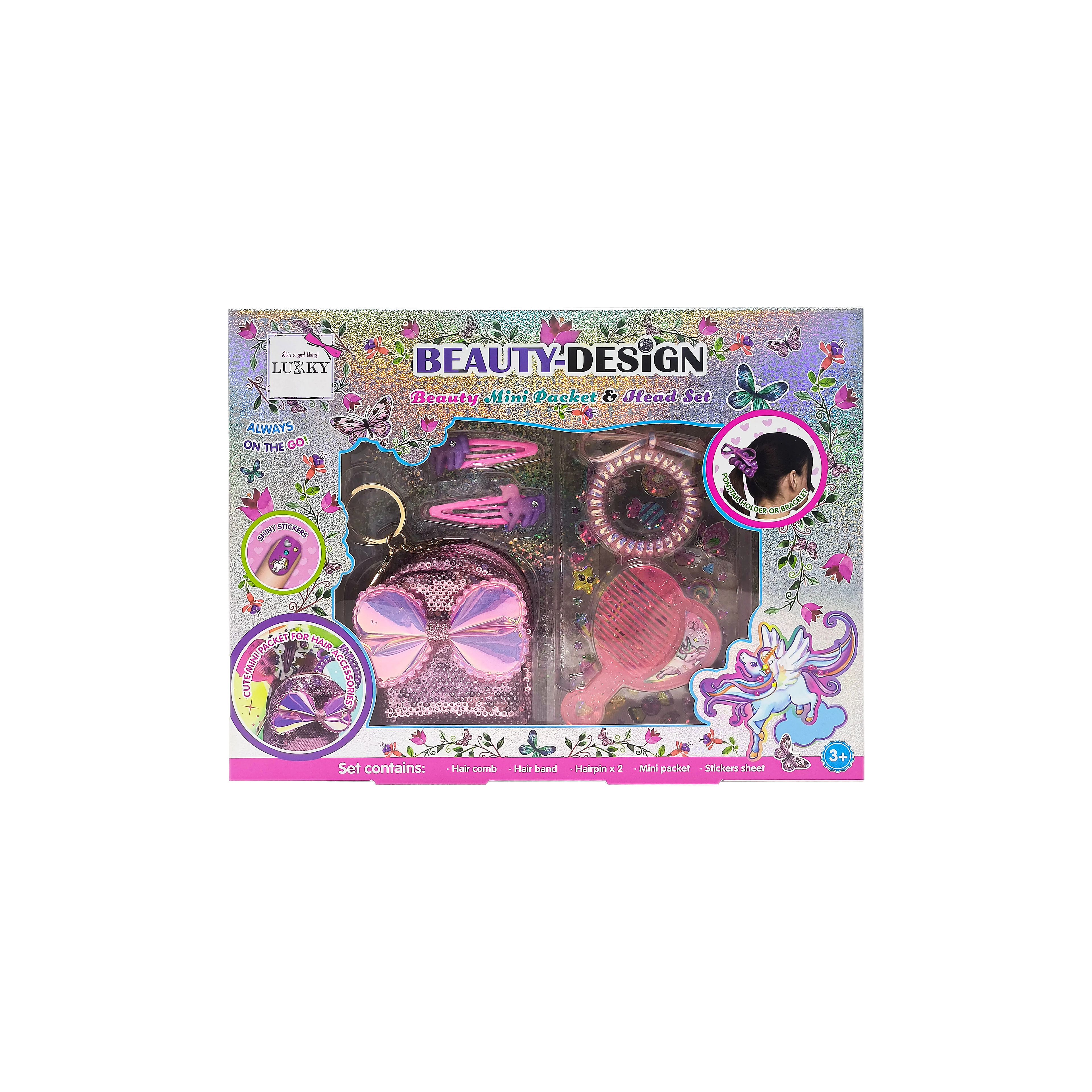 Lukky Beauty Design Beauty Mini Packet & Head Set LUK-T25211