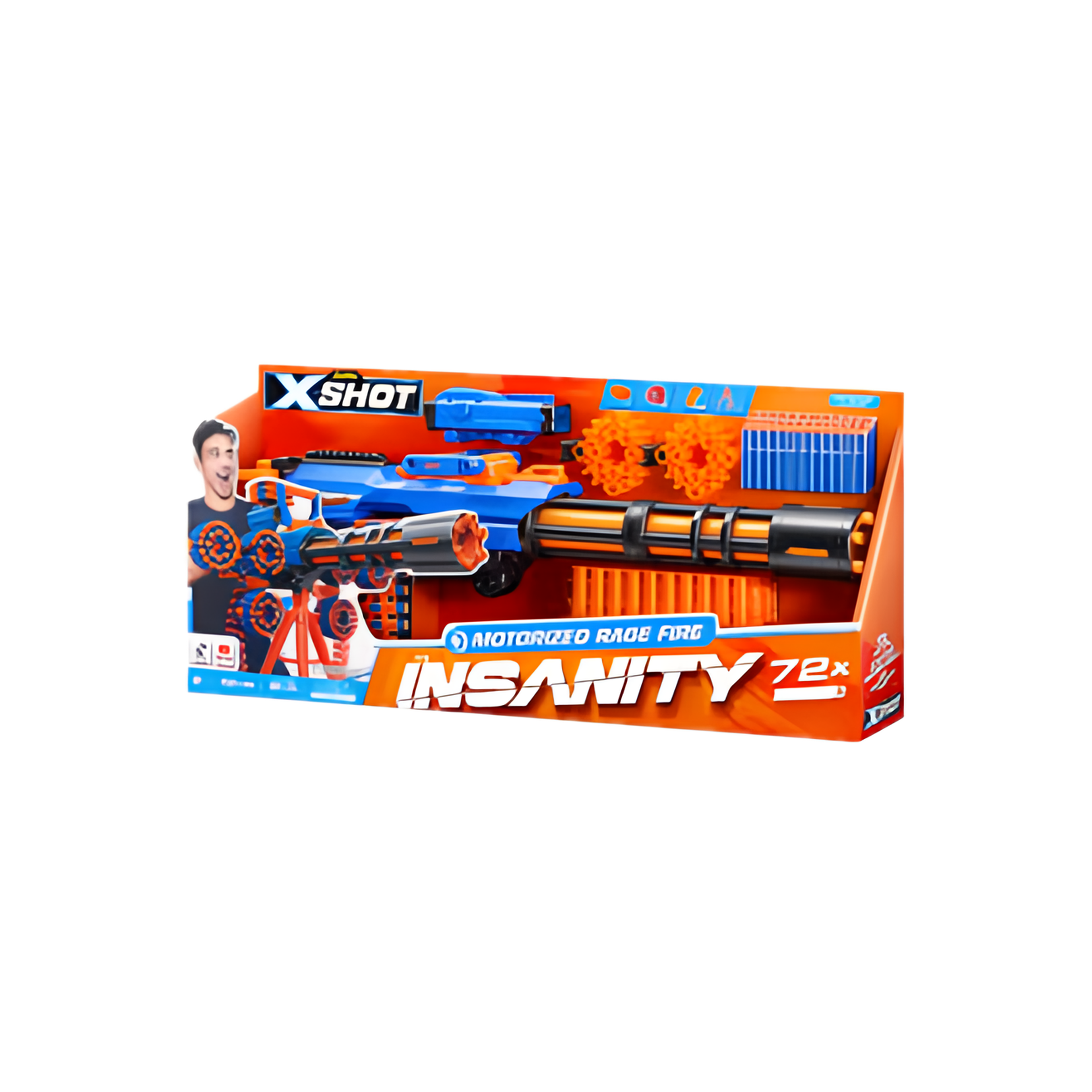 X-Shot Insanity-Motorized Age Fire Gatling XS-36605